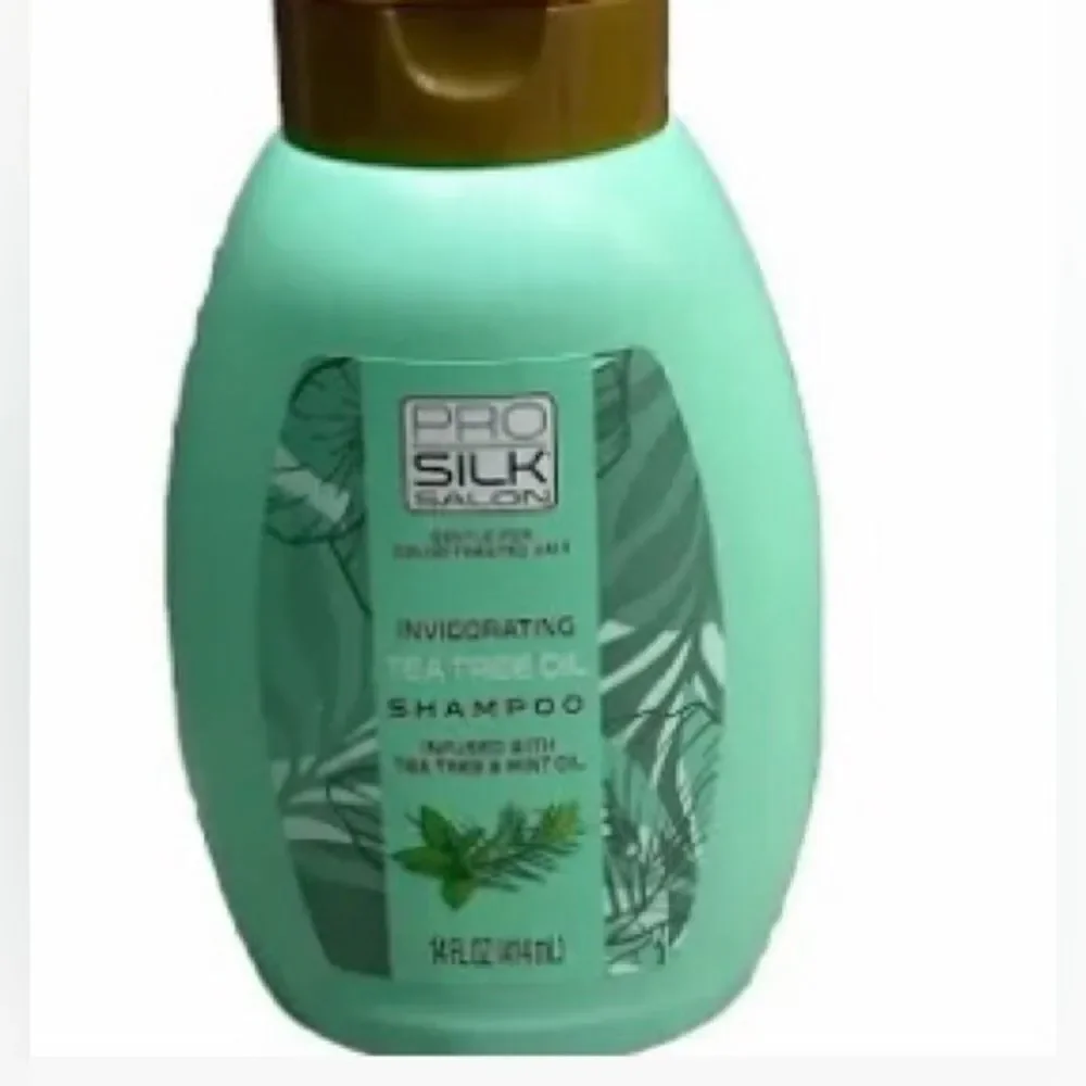 🛍️ Pro Silk Salon Invigorating Tea tree Oil Shampoo + Conditioner 14FLOZ